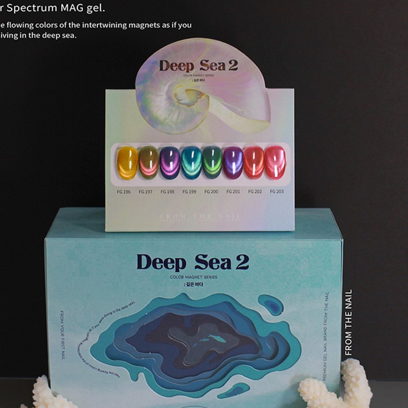 classic nail From the Nail Color Magnetic Gel Deep Sea