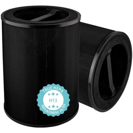 Byseacore Premium Filter Compatible with WYZE Smart Air Purifier Premium Filter，H13 True HEPA Filter with Activated Carbon Filter- 2 Pack