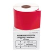 HOUSELABELS Compatible DYMO 30256 RED Shipping Labels (2-5/16" x 4"),