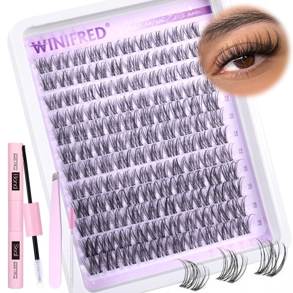 Natural Lash Clusters Kit Wispy Cluster Eyelash Extensions DIY Lash
