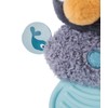 Watschili Penguin Teething Ring 11 cm Grey