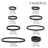 Kozelo 8pcs 2GT Closed Loop Timing Belt [Different Pitch Length