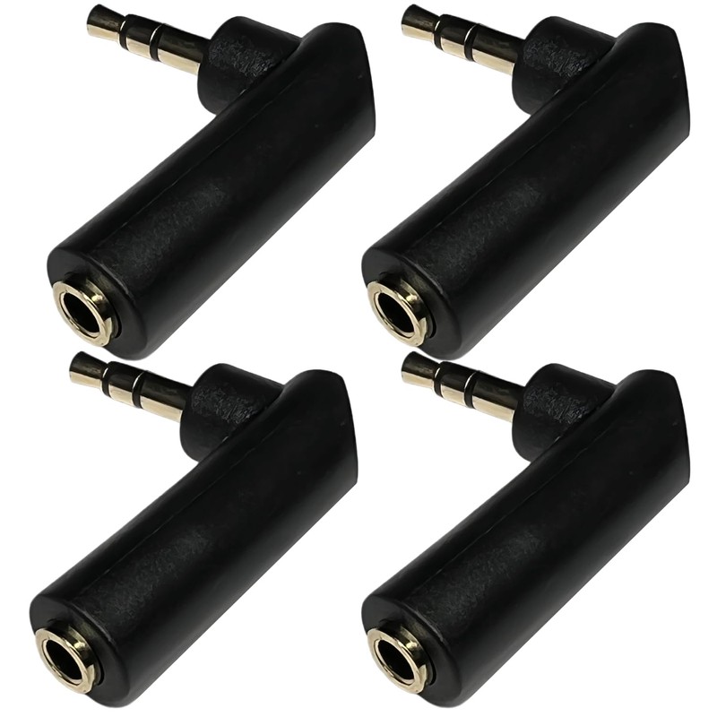CESS L Shape Right Angle 3.5mm Male to Female Stereo