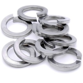 M8 (8mm) Rectangular Spring Split Lock Washer - Stainless Steel (A2) (Pack of 20)