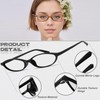NSODREEM Retro Small Oval Glasses for Women Men 90s Small