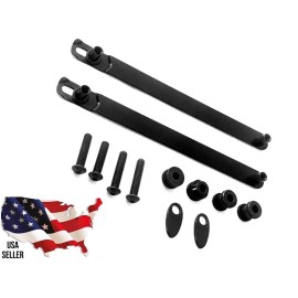 Fits Harley Davidson Street Bob Low Rider Custom Super Glide FXDB Black Harley Dyna Docking Hardware low rider detachables back rest 53797-09-2017