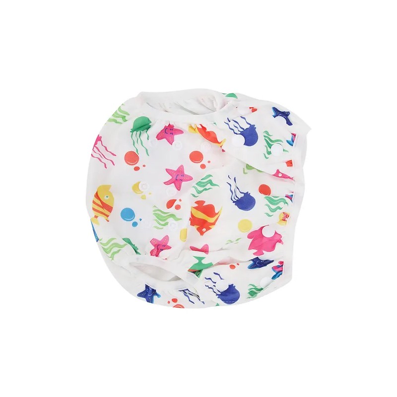 Pañal De Natación Para Bebé Estampado Floral De Dibujos