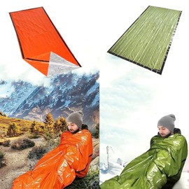 Ninth C Emergency Sleeping Bag, Survival tarp for Earthquakes, Hurricane, Hiking, Camping