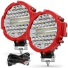 2 Pcs 201W Led Light, 7 Inch Led Light Bar