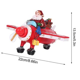 Santa Claus LED Light Plane Creative Display Christmas Gift