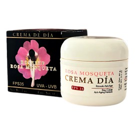Crema Hidratante de Día Anti-age con Aceite de Rosa Mosqueta 60ml Todo tipo de Piel