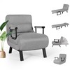 TYBOATLE Folding Chair Bed, Comfy Convertible Sleeper Sofa, 5 in