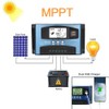 KIMISS Controlador de carga solar con pantalla LCD, MPPT 40/50/60/100A