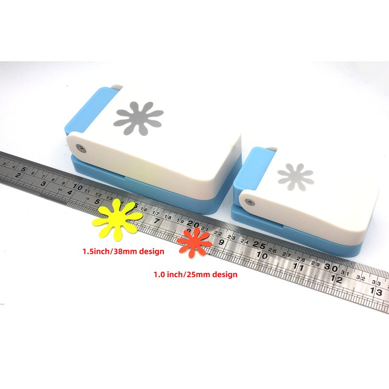 Kucaa Handmade Punch for Scrapbooking 38mm Size Craft Lever Punch
