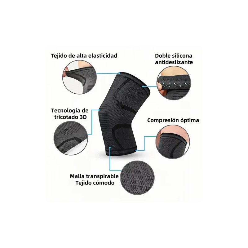 De Un Par Ortopedica Compresion Deportiva Elastica Rodillera