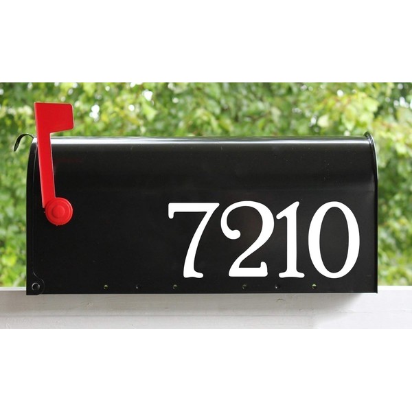 Black - House or Mailbox Numbers - 2" Tall -