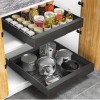 Merrylun Expandable Pull Out Cabinet Drawers Organizer Slide Shelves with