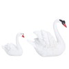 3pcs Lawn Garden Courtyard Resin High Simulation Swan Decoration Animal