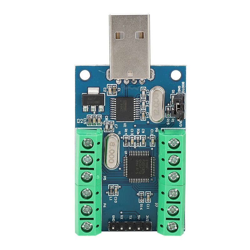 USB Interface 10 Channel 12Bit AD Sampling Data Acquisition STM32