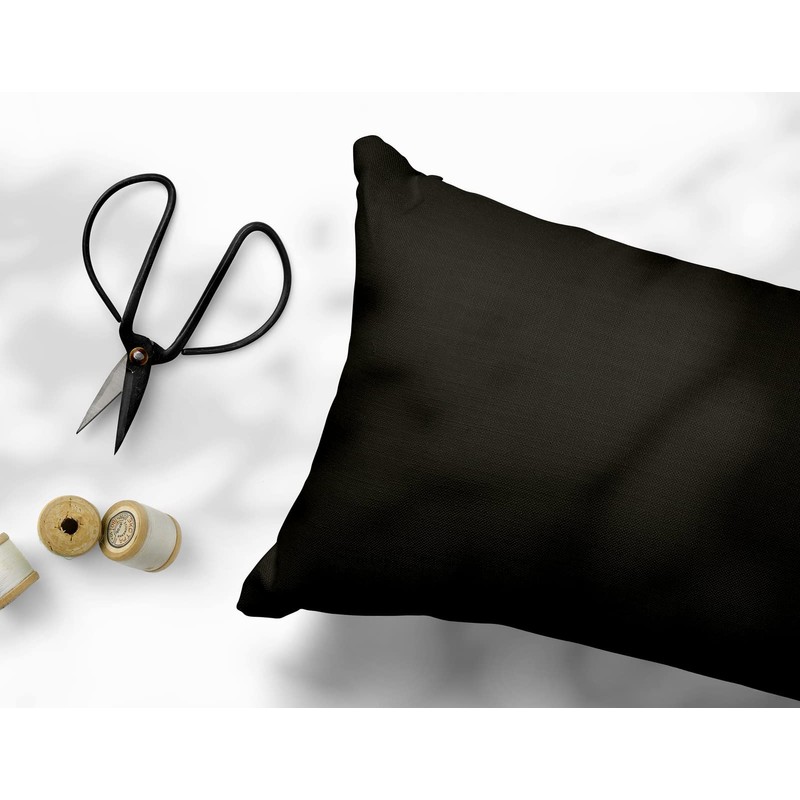 Amolavet Cushion Cover 40 x 80 cm, Black, Set of