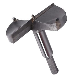 Utoolmart 80mm Forstner Drill Bits, Cemented Carbide Wood Cutter Tool, Hex Shank Woodworking Hole Saw Cutter, Length: 80mmLength Woodworking Hole Boring Bit, Gray