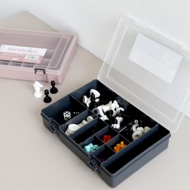 Stationery, tools, household items, toys, multi-purpose small organizer HSC140 Clear 2ea