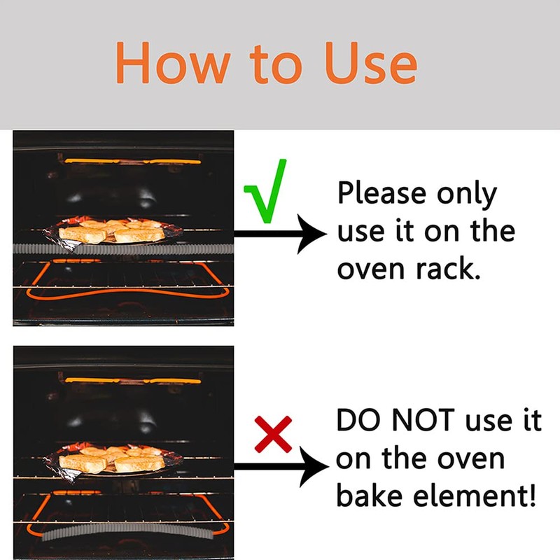 LeeYean Oven Guards for Racks - 4 Pack Heat Resistant