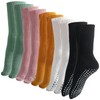 Dress Cici Grip Socks for Women, Non Slip Yoga Pilates