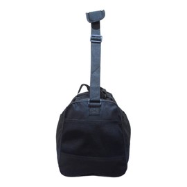 Large Holdall Bag, 35L - Polyester Twill, 6 External Pockets, Internal Shoe Compartment, Travel Weekend Bag (Black)