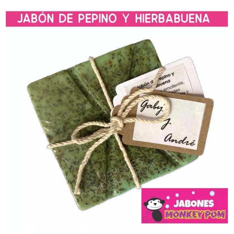 Jabones Monkey Pom 15 Jabones Artesanales Recuerdos Personalizados +100 Gr