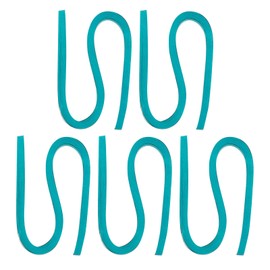 PATIKIL Quilling Strips Paper 300pcs 3/16"(5mm) 54cm Origami Paper Quilling Strip for Art DIY Hand Craft Christmas Metallic Turquoise Green