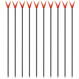 Zite Fishing Rod Holder 75 cm - V Rod Holder with Line Groove - Rod Rest Fishing - Rod Pod Alternative Made of Fibreglass (Pack of 10)