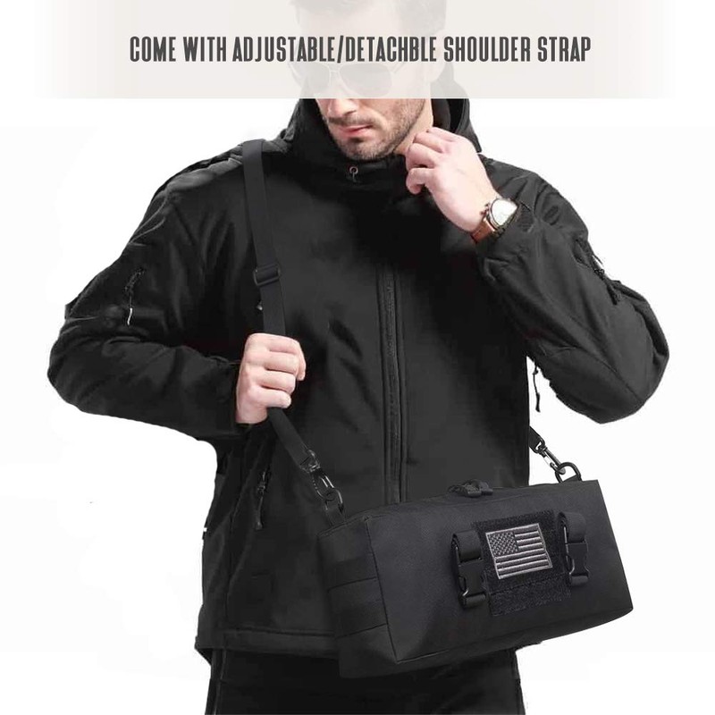 WYNEX Tactical Increment Molle Pouch, Vertical EDC Utility Pouches Sling