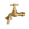 Solid Brass Outdoor Garden Tap, 1/2" BSP or 3/4" bsp