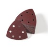LEONTOOL 50 Pcs Triangle Sanding Pads 120 Grit 3-1/2 Inches