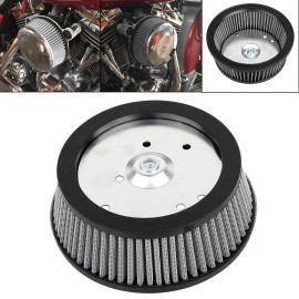 Unbranded Motor Air Cleaner Element Grey For Harley Street Electra Glide Dyna Fat Bob FXDF
