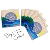 Inkdotpot Set of 6 Drink Coasters Decorative Non,Slip Cork Base