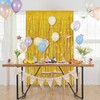 6.5ft Gold Tinsel Foil Fringe Curtain - 2pcs Door Curtains
