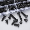 M6 Screws Set, 172 Pieces Rounded Head Screws Nuts Set,