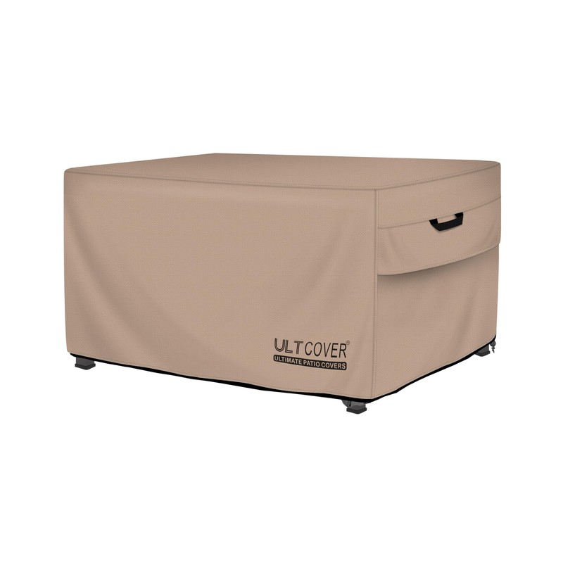ULTCOVER Rectangular Gas Fire Pit Table Cover 43x22 inch Waterproof