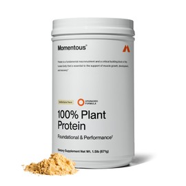 Momentous Momentous Vegan Protein Powder - 20g Plant Based Protein - NSF Certified, Gluten-Free, Non-GMO, 22 Servings for Essential Everyday Use, Vanilla Spice