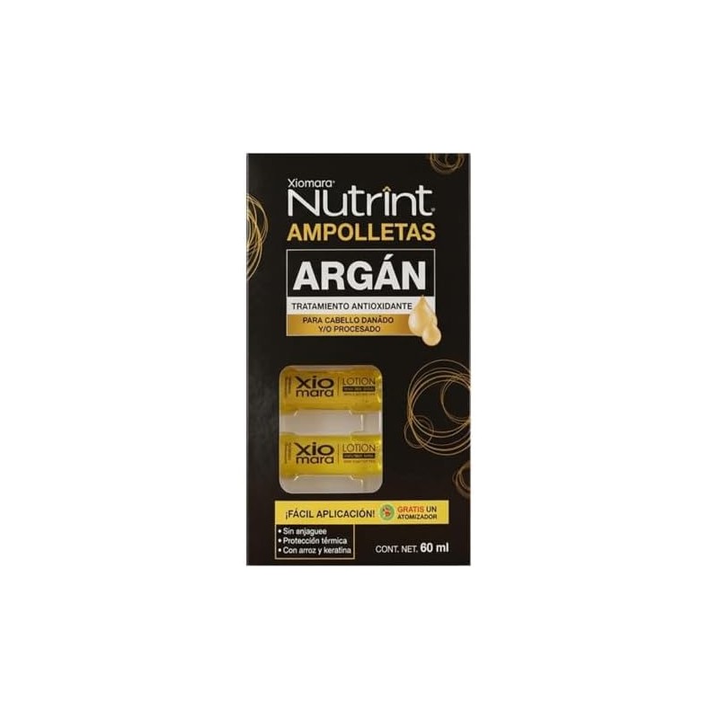 Xiomara Nutrint Ampolletas Argán Tratamiento Antioxidante 60 ml