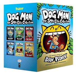 The Dog Man 13-Book Series: Dog Man #1-Dog Man #13, by Dav Pilkey