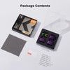 K&F CONCEPT CPL+ND16+ND64+ND256 Filter Compatible with Insta360 Luna Ultra