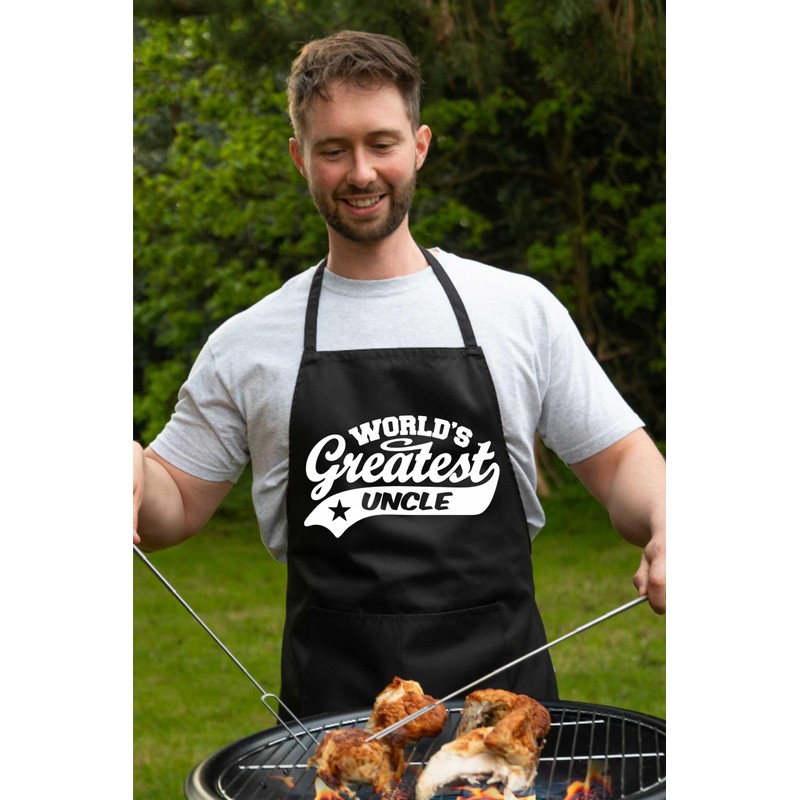 Print4U Apron Greatest Uncle Gift For Him Birthday Father's Day
