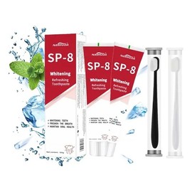 Pasta Dental Blanqueadora Y Cepillo De Dientes Sp8 (2 Juegos