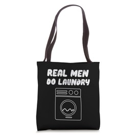 Real Men Do Laundry Tote Bag