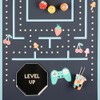 Meri Meri Level Up Retro Video Game Party Plates (Pack