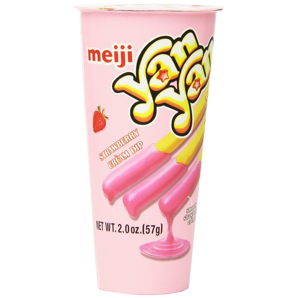 Meiji Yan Yan Strawberry, 2.0-Ounce Packages (Pack of 20)