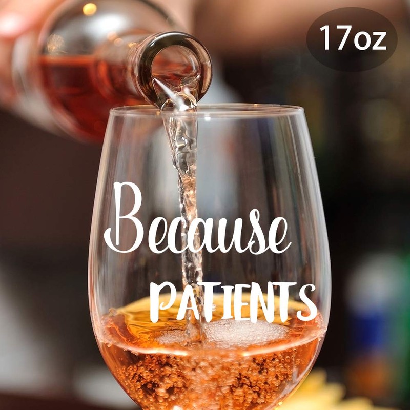 Funny Nurse Wine Glasses Gifts For Women Men Nurse Gifts